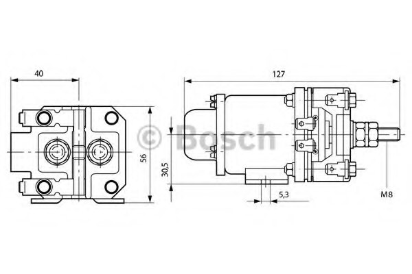 BOSCH 0 333 006 014 Relay, main current